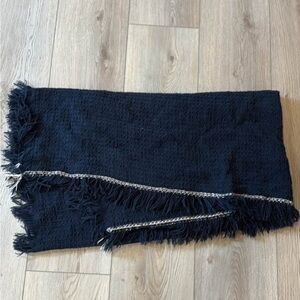 West Elm Navy Throw Blanket